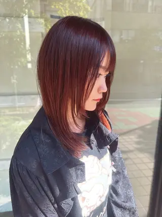 カラー HAIR&MAKE EARTH本厚木所属・川田 奈々実のヘアスタイル