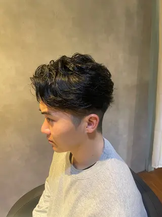 メンズ フリーランスシェアサロンルレイル所属・心斎橋/メンズ /ルレイル/地形真希のヘアスタイル