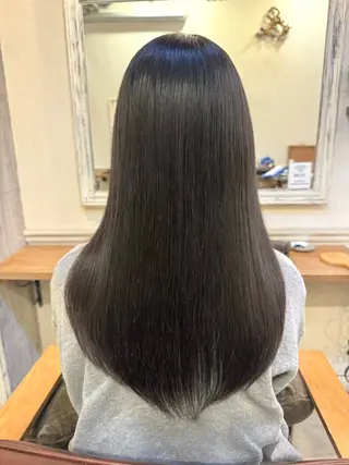 ロング &-hair salon 髪質改善＆ツヤ髪＆美髪所属・＆-HAIR佐藤 ゆいモデル募集中のヘアスタイル