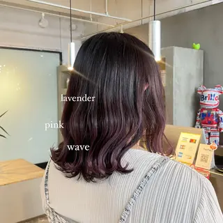 カラー ハイトーンカラー🩵 指名多数💗横山聖奈のヘアスタイル