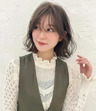 ミディアム 韓国/髪質改善💘 櫻井かれんのヘアスタイル