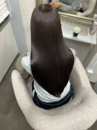 ロング 髪質改善/縮毛矯正 アンナ🍊のヘアスタイル