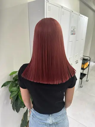 セミロング カラー epi エピのヘアスタイル