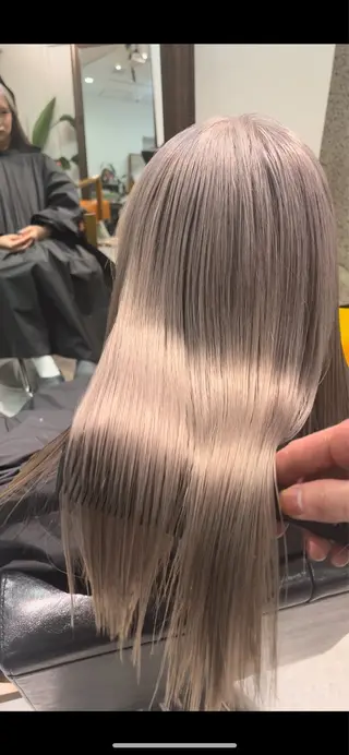 ロング カラー 💖艶髪ブリーチ髪質 改善💖ケンシンのヘアスタイル