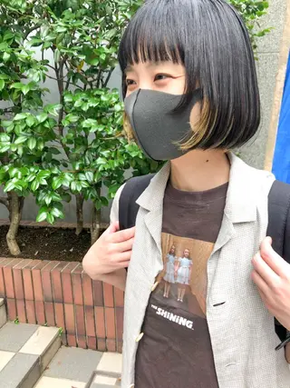 ショート カラー 長井 美佳のヘアスタイル