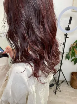 セミロング カラー 💫大宮美容師💫 azusaのヘアスタイル