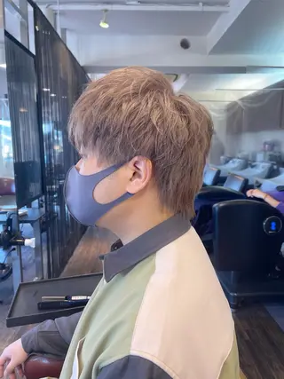 ショート カラー メンズ メンズスタイル /メンズパーマ/須藤のヘアスタイル
