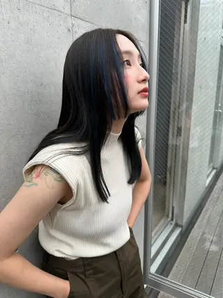 ロング カラー お悩み解決パーマ hana🩰のヘアスタイル