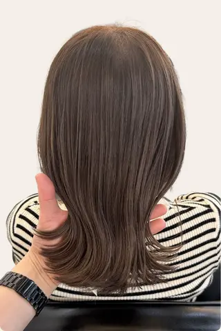 ミディアム ニワ/レイヤーカット /透明感カラー💎のヘアスタイル
