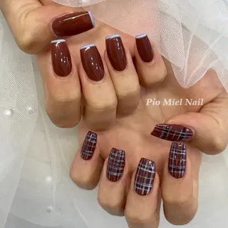 ネイル momo 長さだしのネイルデザイン