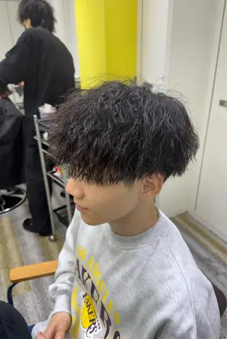 ショート パーマ メンズ 【メンズ特化】岩瀬 武【メンズパーマ】のヘアスタイル