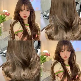 セミロング カラー the path shogo🌻のヘアスタイル