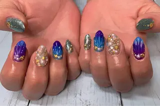 ネイル 菅野 愛花のネイルデザイン