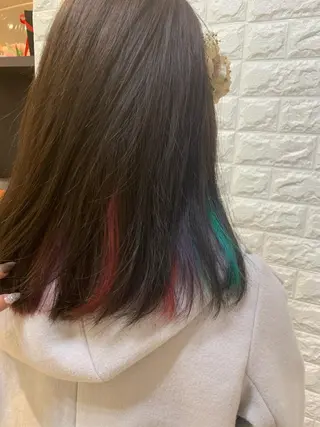 セミロング 福森 みずきのヘアスタイル