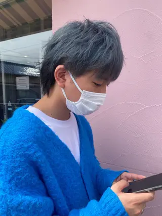 メンズ あいさ🤍ムラ無しカ ラー🤍のヘアスタイル