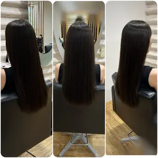 ロング カラー カラーダメージが艶々 『ケア特化店』KONのヘアスタイル
