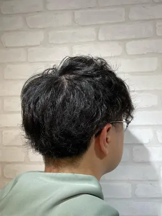 ミディアム パーマ メンズ 🌞谷川 幸也🌞のヘアスタイル