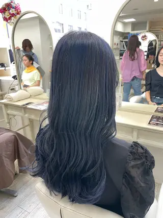 ロング 新籾 尚哉のヘアスタイル