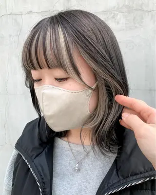 ミディアム カラー ヘアアレンジ yuka .のヘアスタイル