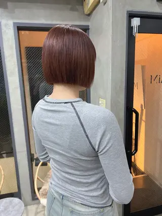 ショート YUI ハイトーンカラーのヘアスタイル