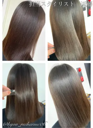 ロング 🥇近藤 恭輔🥇 Recharme新保のヘアスタイル