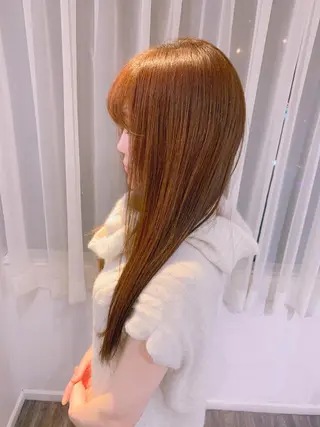 ロング GO TODAY  SHAIR SALON 梅田NU茶屋町店所属・田中成美/レイヤー カット/透明感カラーのヘアスタイル