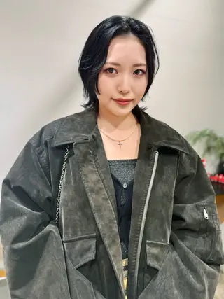 ショート ウルフ/似合わせ レイヤー/RIHOのヘアスタイル