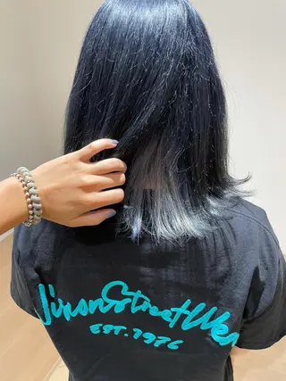 ミディアム カラー GO TODAY SHAiRE SALON所属・天野 瑠真のヘアスタイル