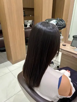 セミロング パーマ ✨髪質改善カラー 佐藤怜央✨のヘアスタイル