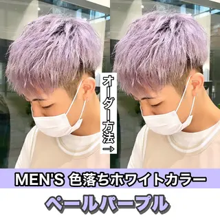 ショート カラー ヘアアレンジ メンズ SNSで大バズり‼️ 欧米風ヘア大ヒット中のヘアスタイル