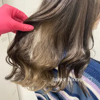 セミロング カラー パーマ ヘアアレンジ メンズ ネイル マツエク・マツパ linette所属・🐩推し活🐩 FUTABA🍒のヘアスタイル