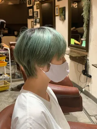 ショート familiar BOND所属・佐々木陸斗 ショート&メンズのヘアスタイル