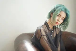 ミディアム 美髪ストレート 川本雄己のヘアスタイル