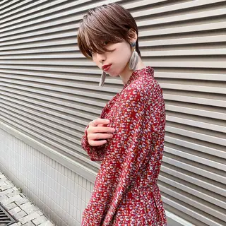 ショート calna by  elmo所属・ショート特化美容師 大阪京橋　大本　渉のヘアスタイル