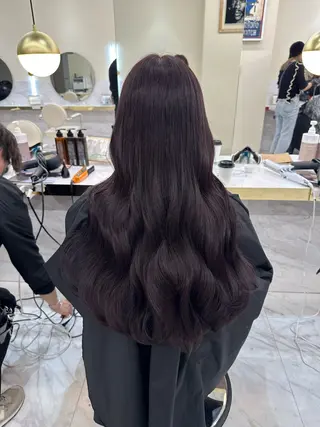 ロング 透明感カラー/レイヤ ー/momo🎀のヘアスタイル