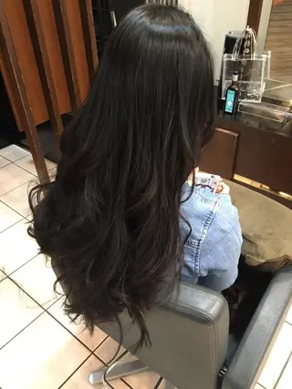 セミロング ロング カラー ヘアアレンジ MODE K's松原 YUMIのヘアスタイル