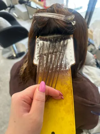 ミディアム KUWAO MOEのヘアスタイル