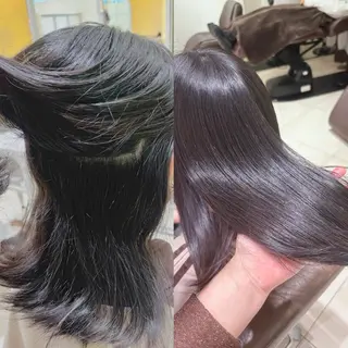 ミディアム 髪質改善/まつパ👀 himari🌻のヘアスタイル