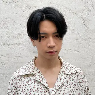 ショート パーマ メンズ 亀井隆汰/メンズ専門 パーマ特化美容師のヘアスタイル