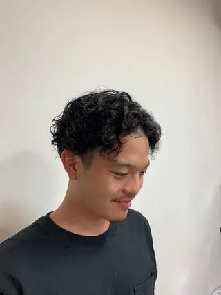 パーマ メンズ 星野 真壱のヘアスタイル