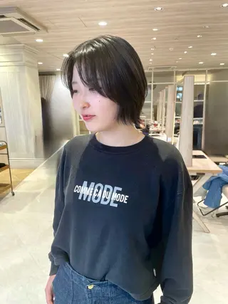 ミディアム カラー カラー/レイヤー/ 髪質改善/PAAQのヘアスタイル