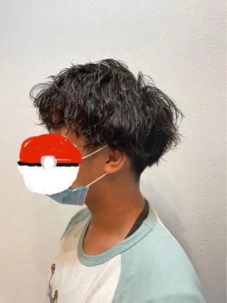 パーマ メンズ QUATRO ほたかのヘアスタイル