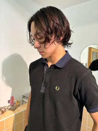 パーマ メンズ sakura🌸 レイヤー/韓国ヘアのヘアスタイル