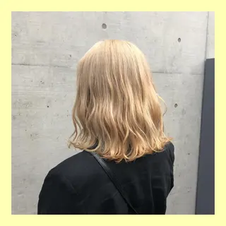 ミディアム カラー ✨ブリーチなしカラー ×髪質改善✨松村 潤のヘアスタイル