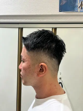 メンズ バレイヤージュ/ヘア アレンジ/shionのヘアスタイル