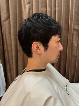 ミディアム メンズ YOSHIZAWA Inc. PREMIUM 築地所属・💈Hisa ／ 理容師💈のヘアスタイル