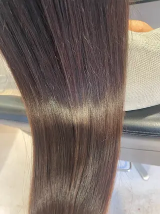 セミロング NINE+/代表 ブリーチ特化型サロンのヘアスタイル