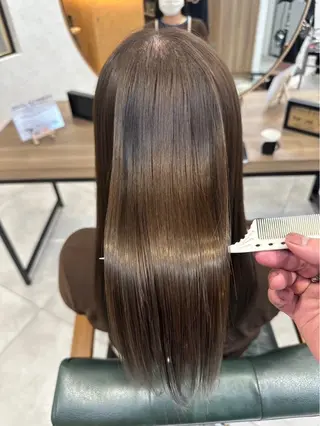 ロング カラー 町田/うる艶髪 平松世麗のヘアスタイル
