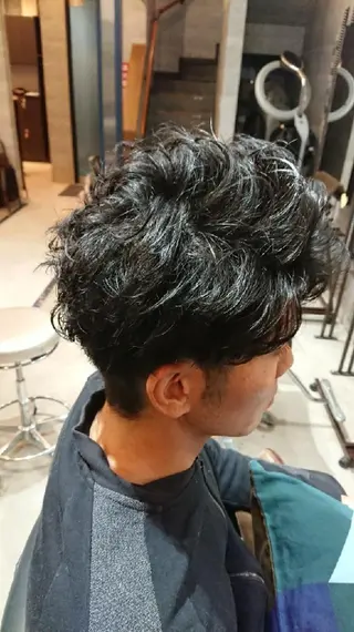 メンズ パーマ 浅野  勇貴のヘアスタイル