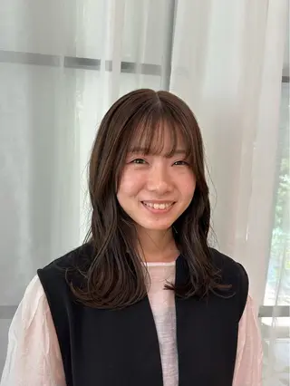 ミディアム Lumier de mashu所属・nana/ボブ/ レイヤーカットのヘアスタイル